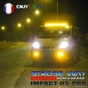 Rampe de défilement 64 cm à led pour signalisation & feu pénétrant magnétique de toit 