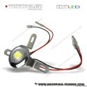 Kit led DBM à petit feux rond 8W convertible feux de jour et feux pénétrant pour moto