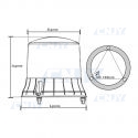 Gyrophare led GYROCOP 54W ULTIME VISION 12/24V