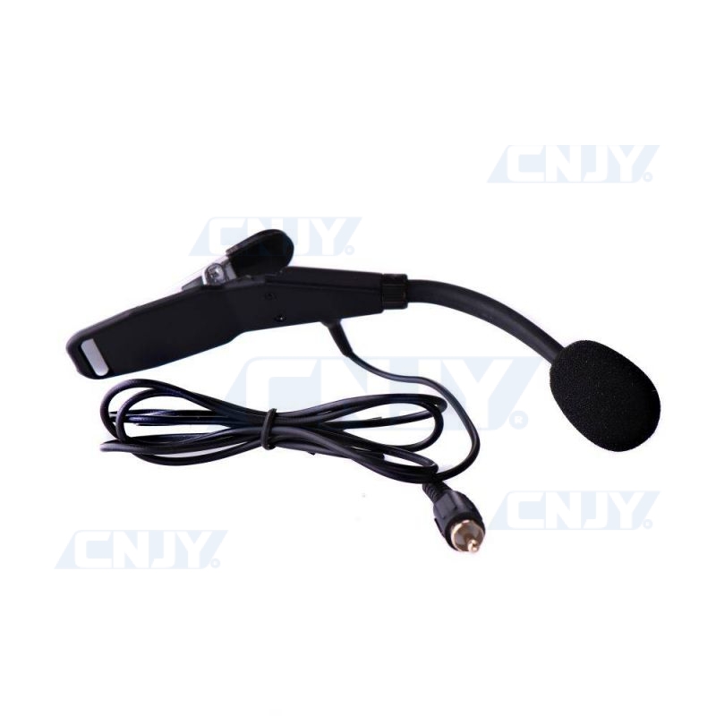 Microphone de communication radio pour casque de moto à pince