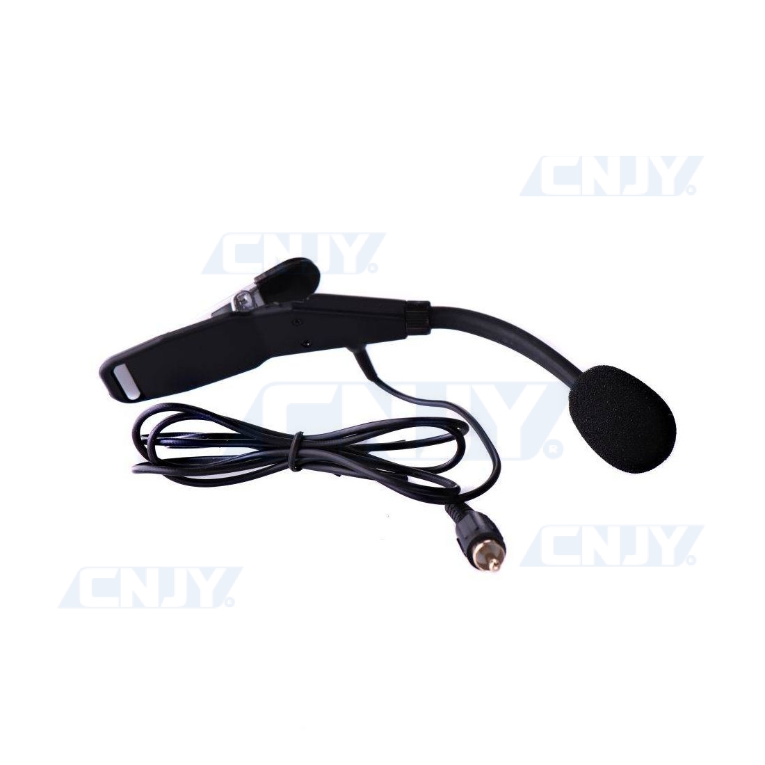 Microphone à pince pour casque de moto. Micro stéréo de