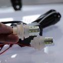 Kit 2 ampoules led stroboscopiques sur support silicone pour optique