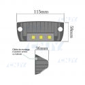 Eclairage led de cabine auvent pour utilitaire, camion, caravane 12/24V