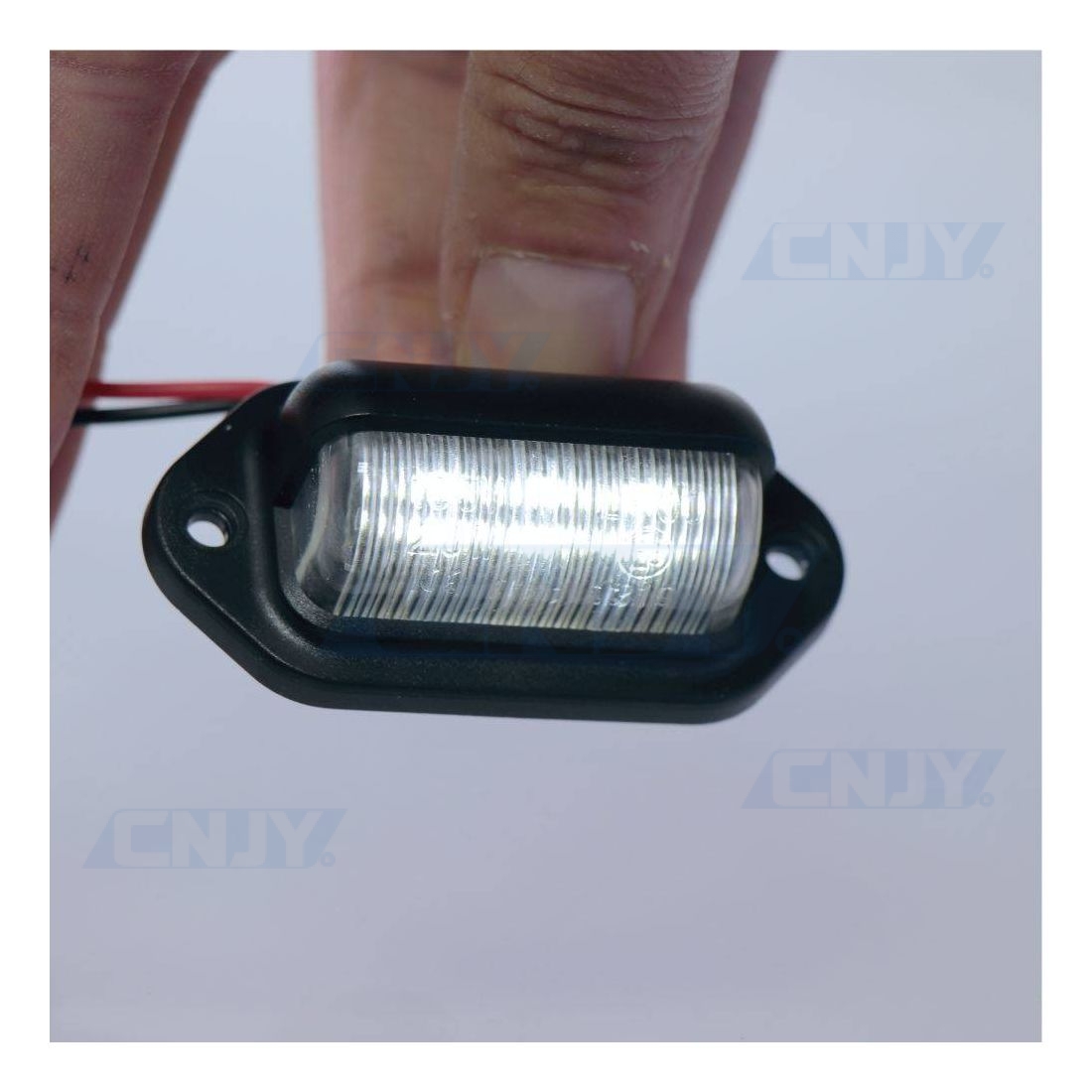 Garosa Éclairage de Plaque d'Immatriculation à LED 12V Plaque  d'Immatriculation de Moto Universelle Lumière LED Blanche Étanche -  Cdiscount Auto