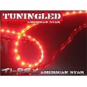 Bande led TiREX rouge 12V stop veilleuse auto moto