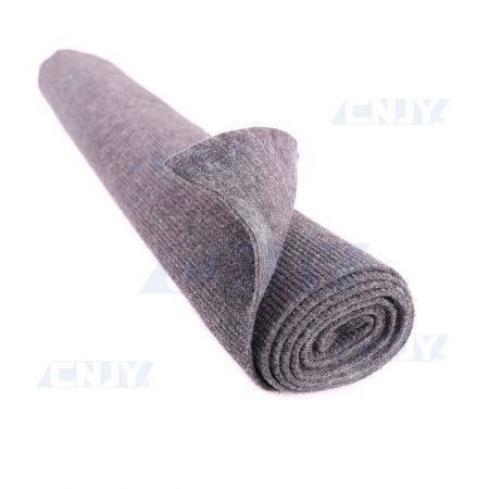 Rouleau de moquette acoustique Gris Côtelé 70/140cm