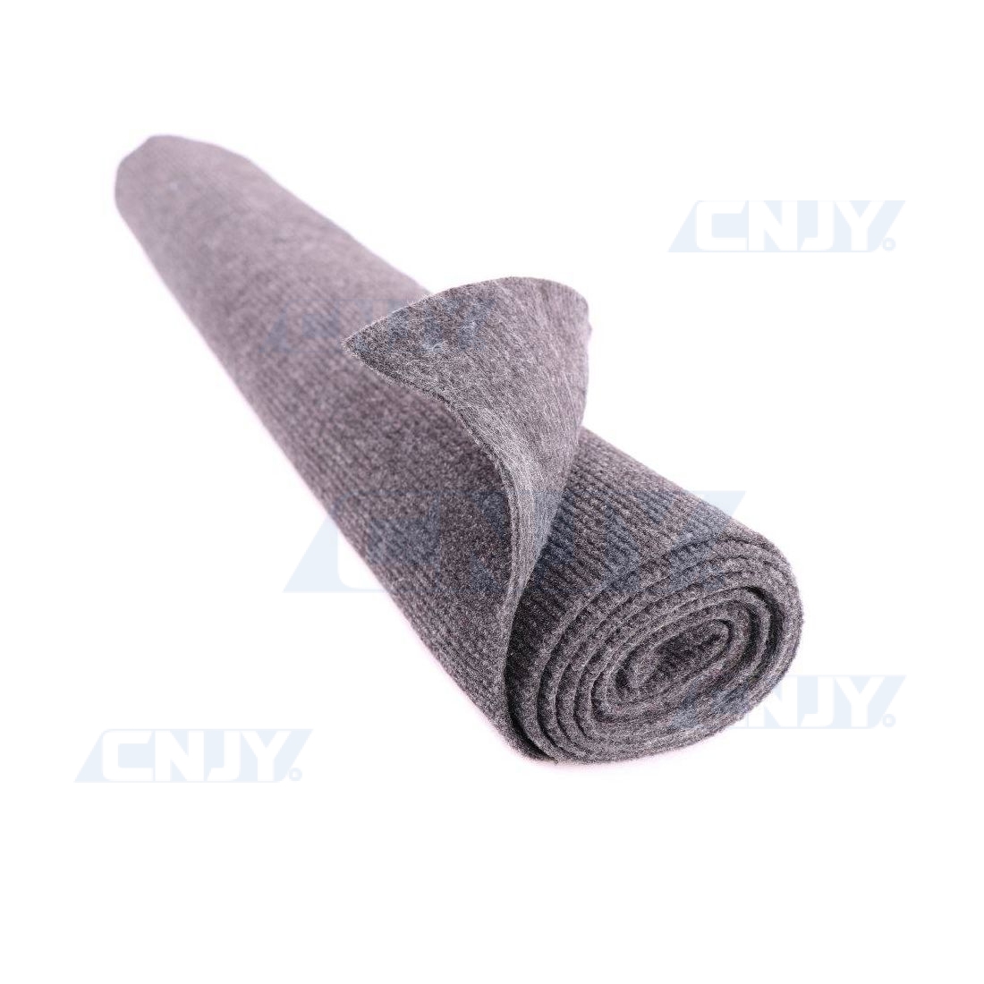 Rouleau de moquette acoustique souple Gris Côtelé 70x140cm