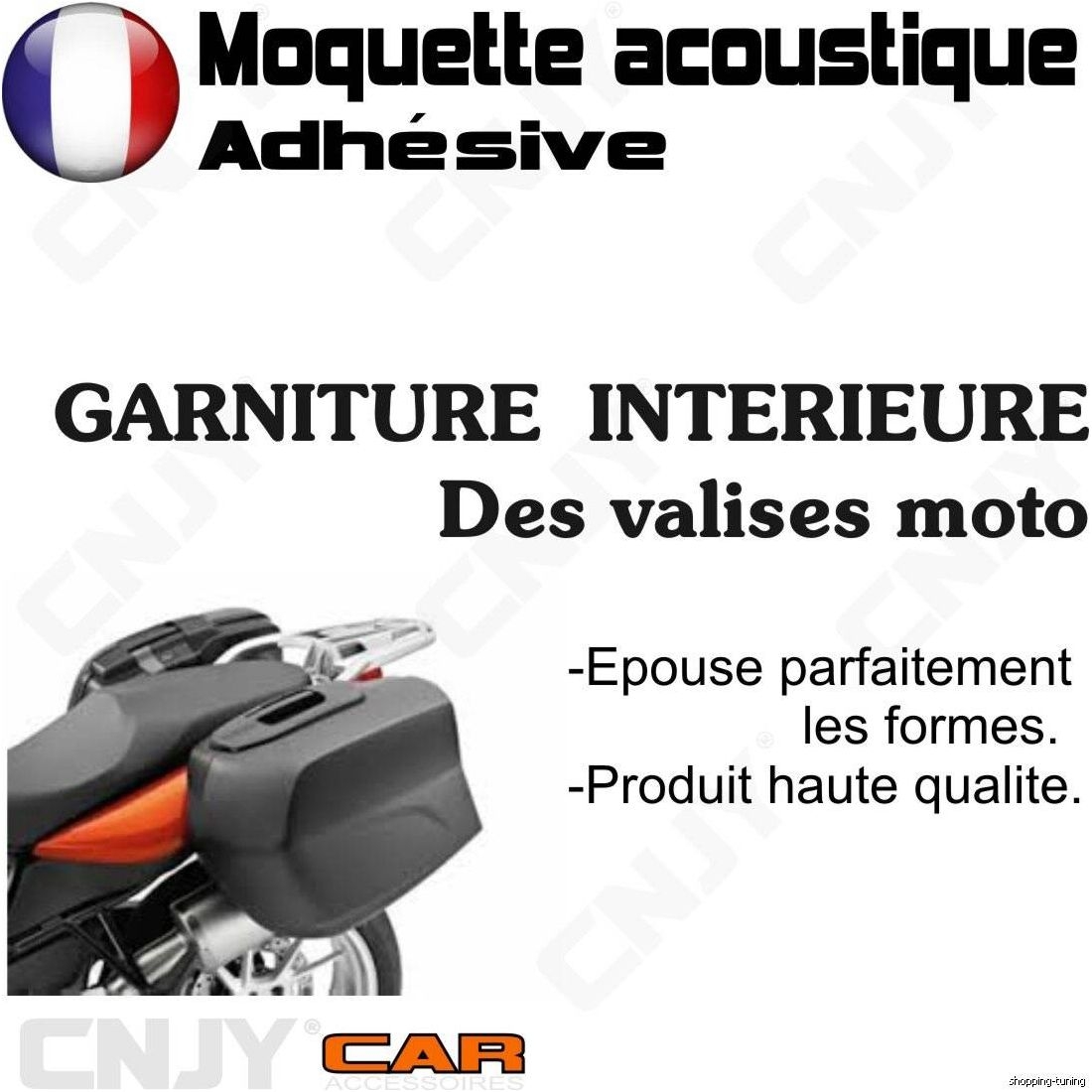 Moquette acoustique adhésive gris clair pour sellerie auto camping car  recouvrement et capitonnage automobile hifi en rouleau.