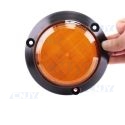 Avertisseur visuel led orange portail clignotant 12V 24V