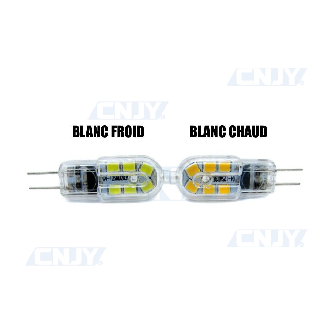 Ampoule led G4 ULTRA 12V blanc chaud et froid pour hôte de cuisine