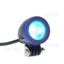 Phare de travail led bleu, feu moto 12V 24V