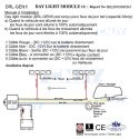 MODULE DRL GEN1 BOITIER D'ALLUMAGE POUR FEUX DE JOUR 12V