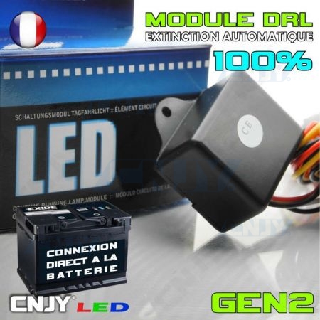 MODULE DRL GEN2 BOITIER D'ALLUMAGE POUR FEUX DE JOUR 12V