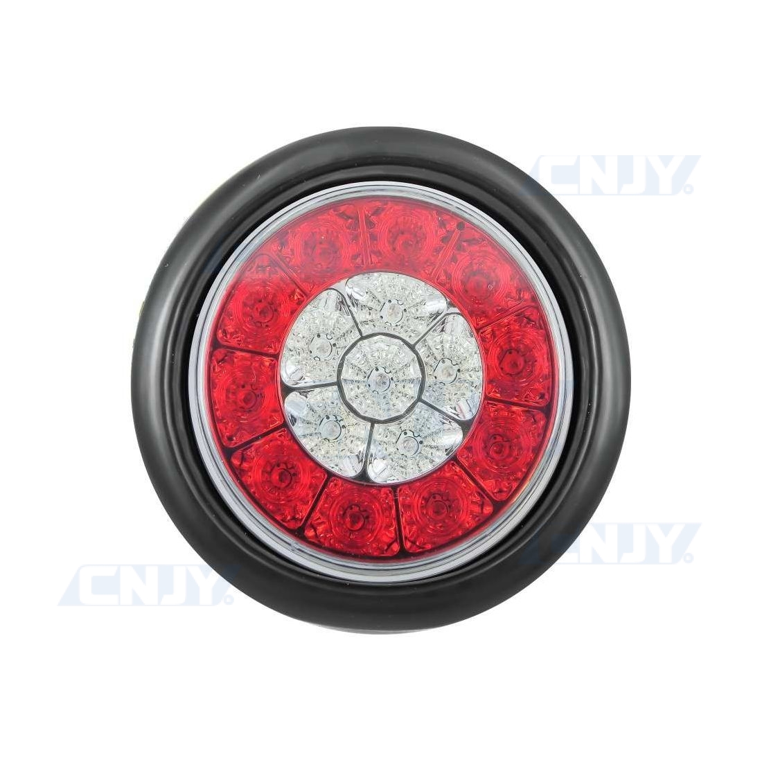 Feu arrière LED rond et plat 12-24V 