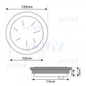 feu led rond remorque stop veilleuse clignotant