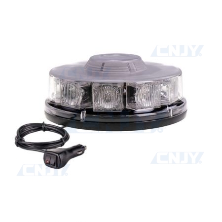  Dinfu Gyrophare LED bleu,12V-24V bleu stroboscopique clignotant  magnetique pour camion chariot élévateur de véhicule Tracteur de golf UTV  Car Bus