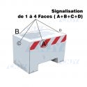 signalisation massif béton borne anti bélier anti intrusion