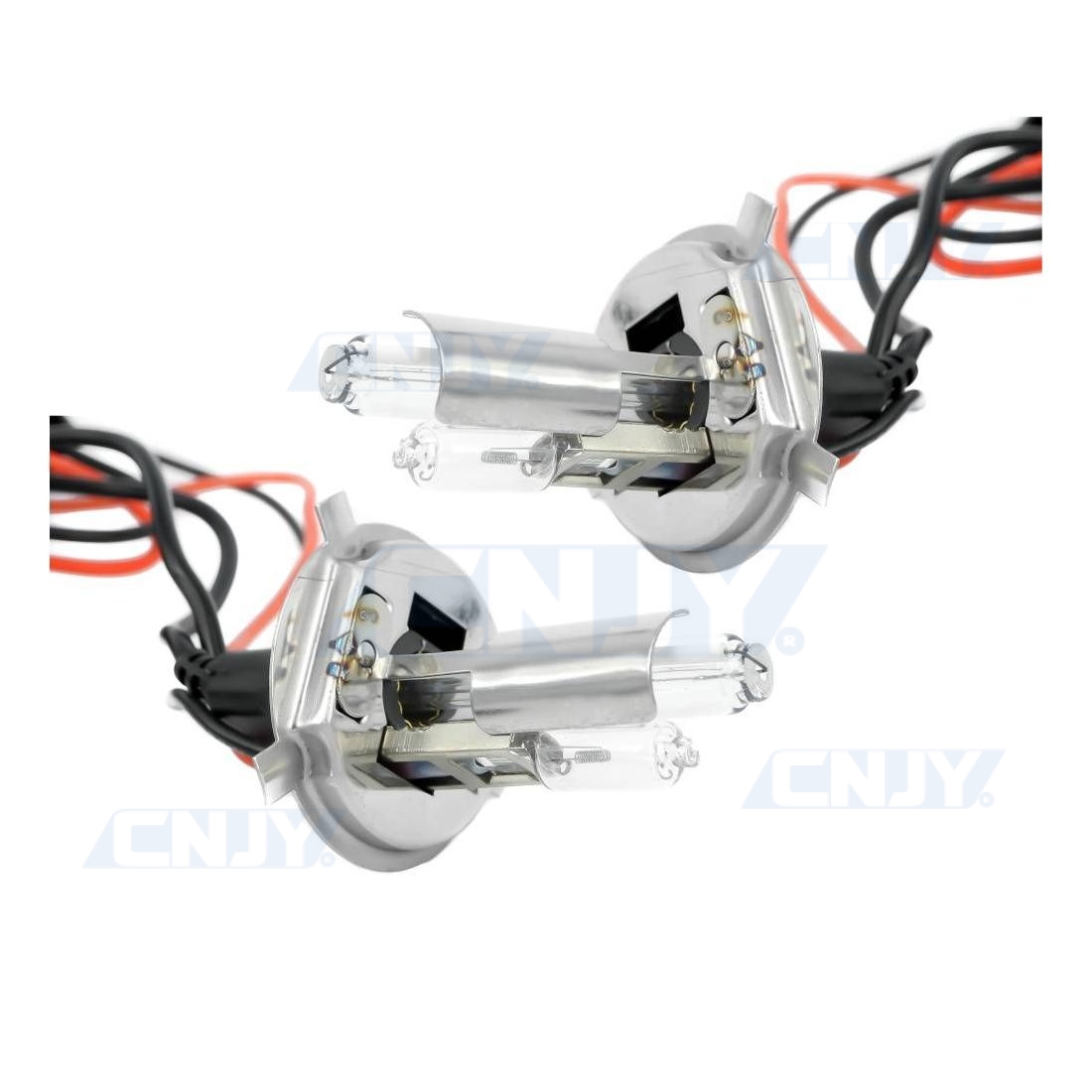 2 ampoules de rechange HID H4 L 6000K pour kit xenon 35W AC 12V 24V