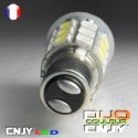 AMPOULE LED P21/5W BAY15D BLANC ORANGE