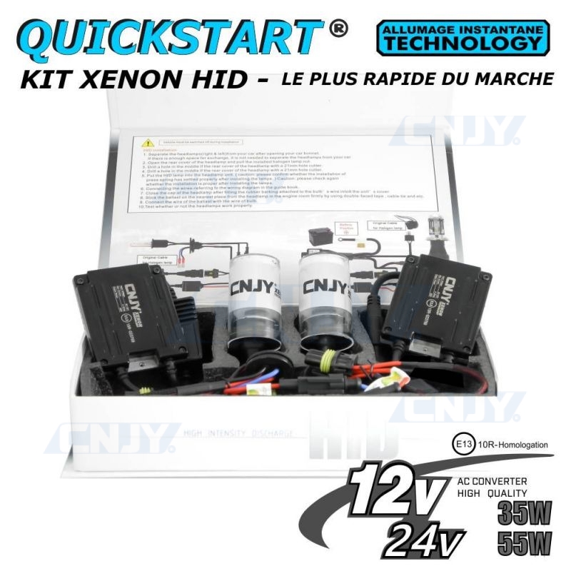 Kit xenon H3 Quick start