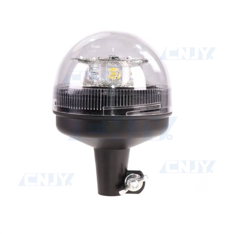 Gyrophare led sur hampe blanc