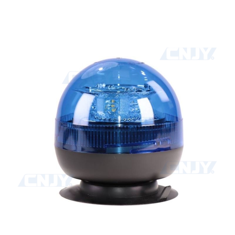 Gyrophare Magn tique Led 24W Bleu Avec Alimentation Par Fiche Allume gyrophare-magn-tique-led-24w-bleu-avec-alimentation-par-fiche-allume