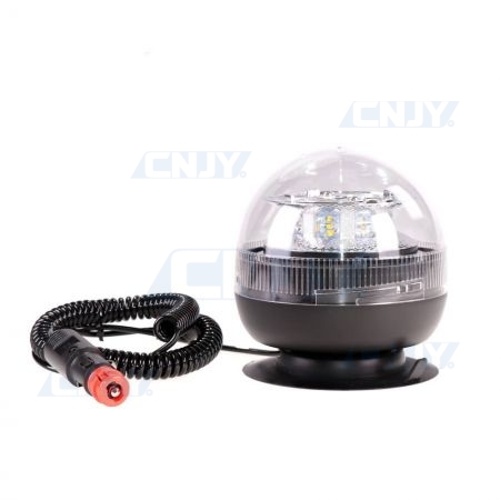 Batterie LED gyrophare 12/24 V fixation aimantée pour tracteur agricole