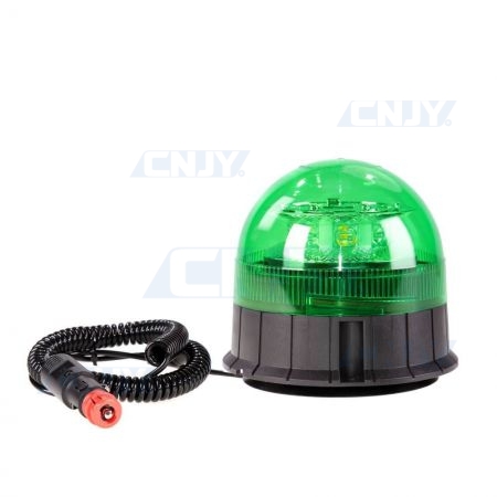 Gyrophare led vert autonome et magnétique rechargeable sans fil