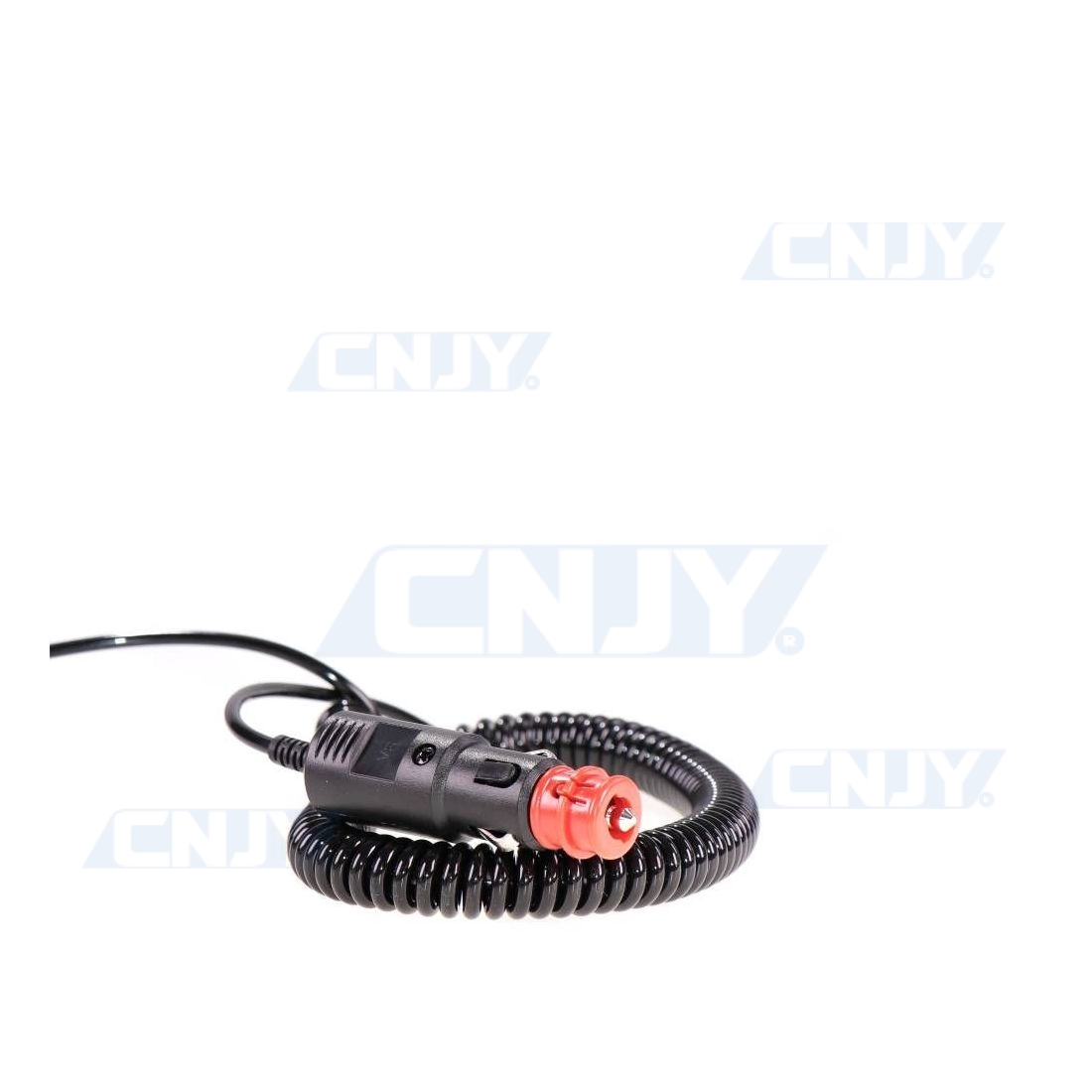 Gyrophare magnétique rond à led 24W rouge avec alimentation par fiche  allume cigare ECE R65 12V 24V.
