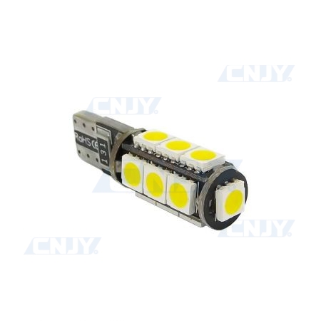 Ampoule T10 LED Canbus 13 SMD Veilleuse 6000K Feux de position W5W