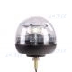 Gyrophare led blanc 24W ISO 1 point central ECE R65