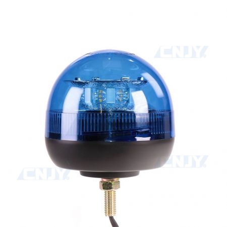 Gyrophare led bleu 24W ISO 1 point central ECE R65
