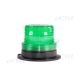 Gyrophare led vert magnétique 16W compact ECE R65