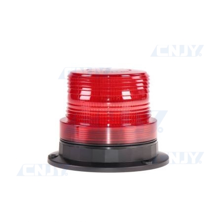 Gyrophare led rouge magnétique 16W compact ECE R65
