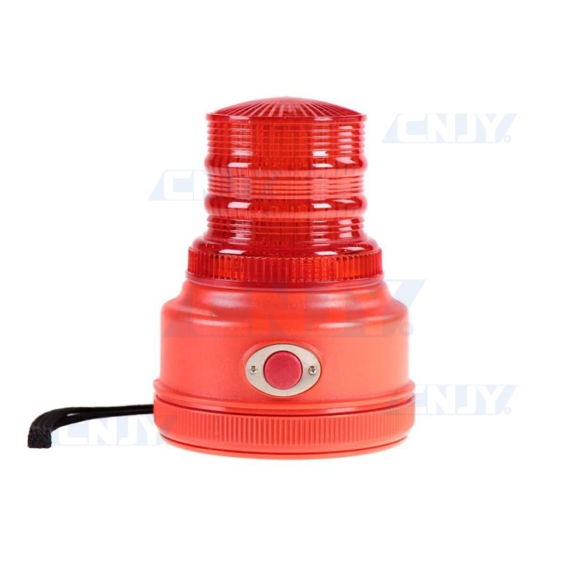 Gyrophare magnétique autonome led rouge à pile