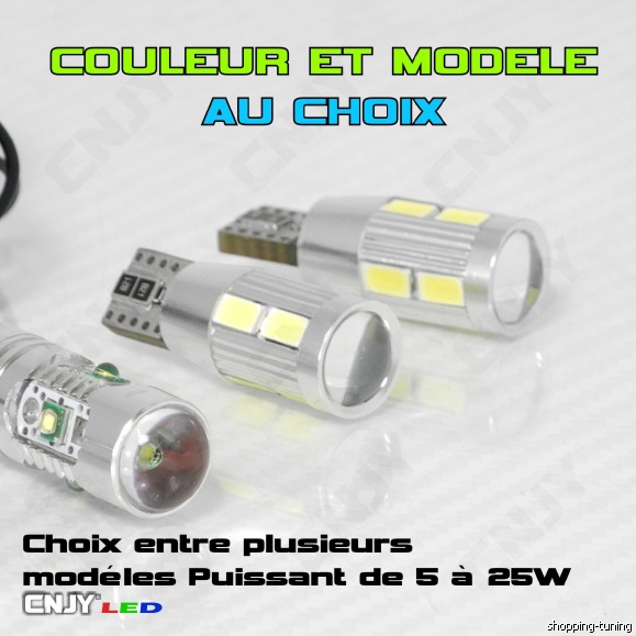 couleur et modele au choix puissance de 5 à 25w