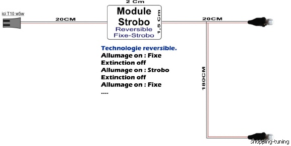Module Strobo reversible