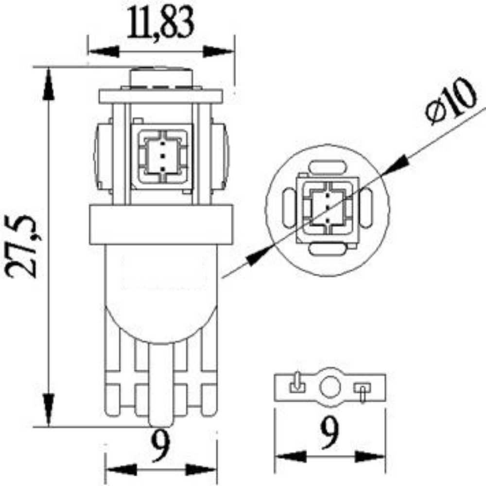 T10 led auto