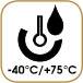 Température d'usage : -40° C / + 75° C