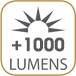 Intensité lumineuse : +1000 Lumens