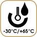 Température d'usage : -30° / +65° C