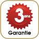 Garantie : 3 ans *(Voir CGV)