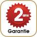 Garantie : 2 ans *(Voir CGV)