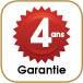 Garantie : 4 ans *(Voir CGV)