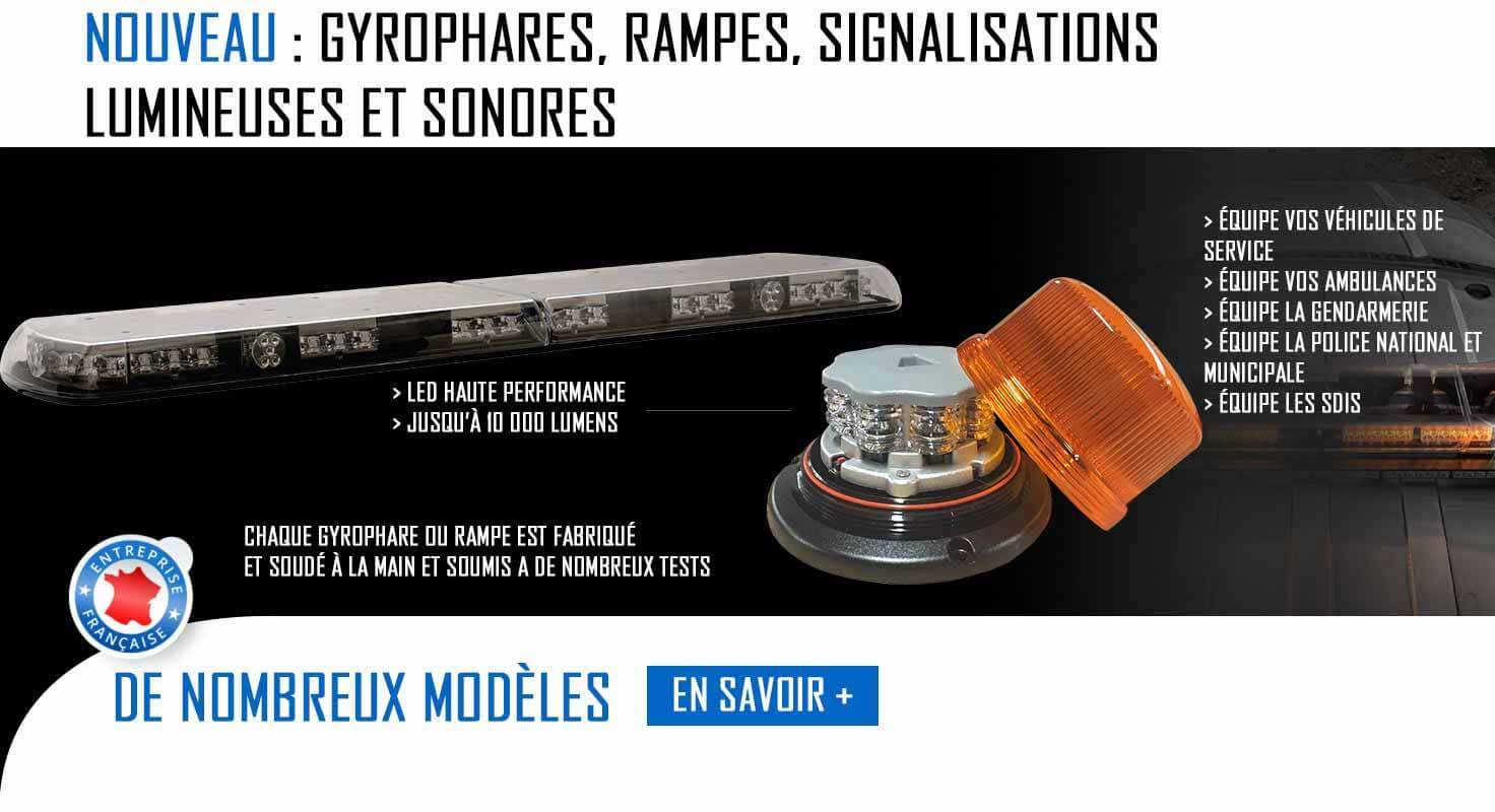 Gyrophare et signalisations lumineuses et sonores